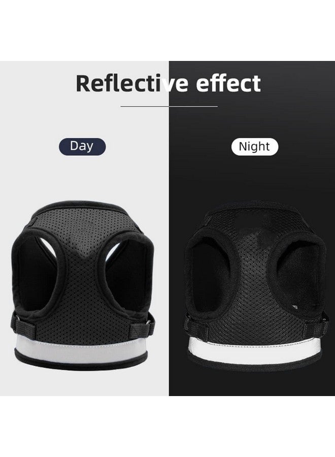 هارتس حزام عاكس للكلاب مع مقود قابل للتعديل | نسيج شبكي من البوليستر قابل للتنفس | مقاس XS | Ht-844 | قبضة مريحة لا تسحب | مشابك سريعة الفك | حزام سهل الارتداء والخلع | أسود - Image 3