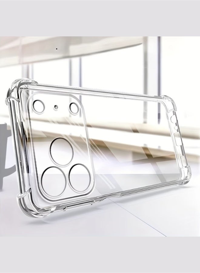 aeen Luxury Transparent Phone Case for iPhone 17 Pro Max, Soft Anti-Shock Protective Back Cover, Slim Lightweight Clear Case, Shockproof Phone Protection - Image 3