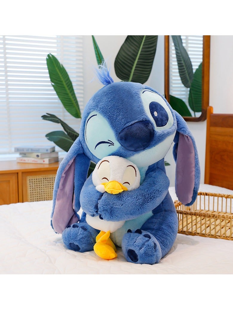 STITCH Cartoon Stitch Plush Doll Pillow doll for child 30cm Blue  - Image 1