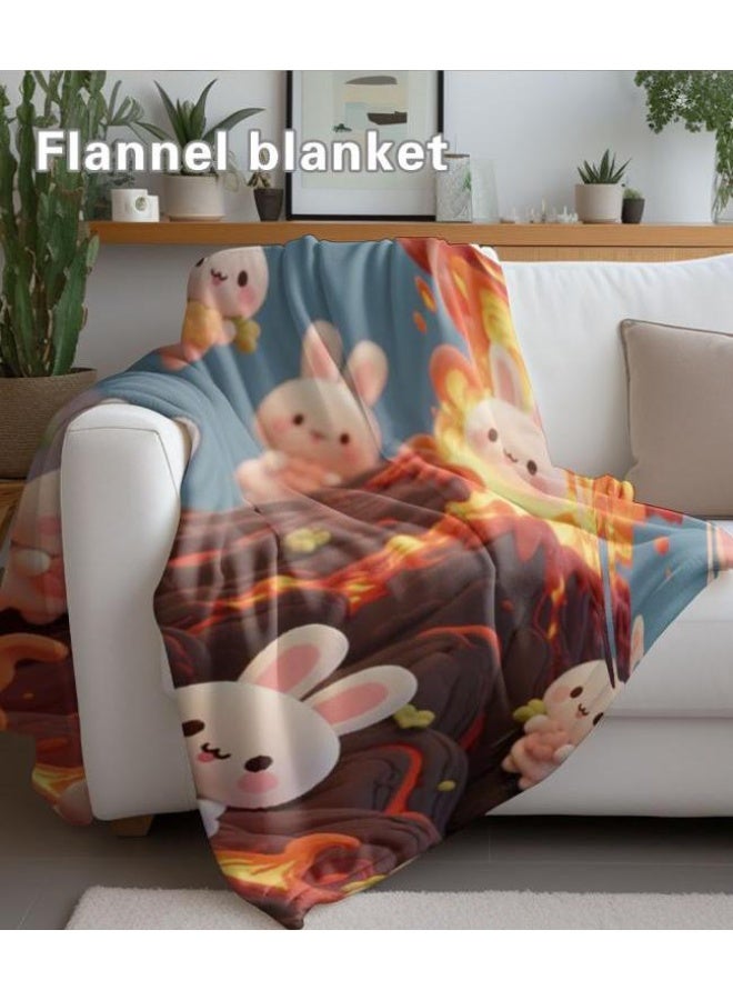general Baby and children's cartoon flannel thin blanket (warm and comfortable, suitable for sleep, game use) 70cm*100cm - Image 4