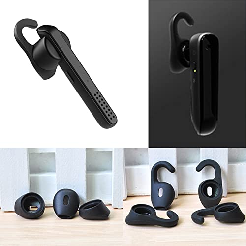 ARCADORA 6 Pack Silicone Eargels, Earhook Black, Eargels Earbuds Tips for Jabra Talk 45/ for Stealth/for Boost Bluetooth Headset Headphone Earphones Accessories Pack - Image 3
