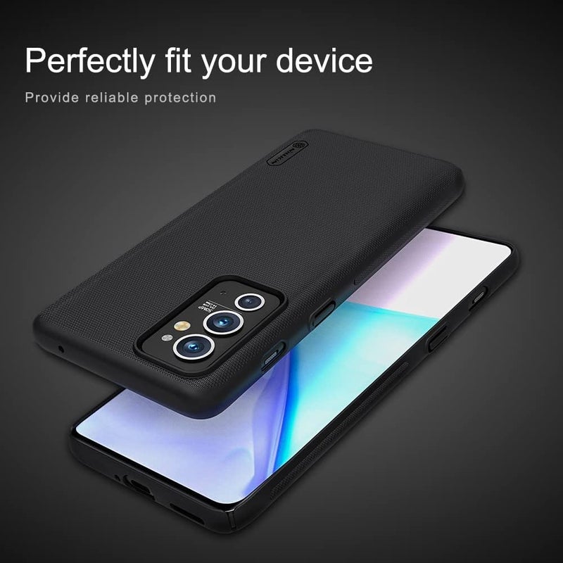 Nillkin Poly Carbonate Super Frosted Pc Hard Back Cover For One Plus 9Rt Oneplus 9 Rt 1+9 Rt 6.62" Inches Black - Image 2