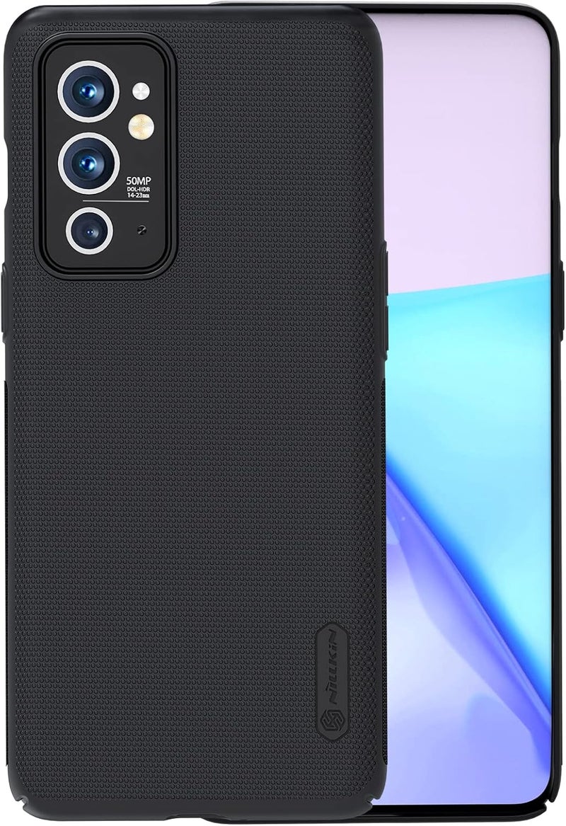 Nillkin Poly Carbonate Super Frosted Pc Hard Back Cover For One Plus 9Rt Oneplus 9 Rt 1+9 Rt 6.62" Inches Black - Image 1
