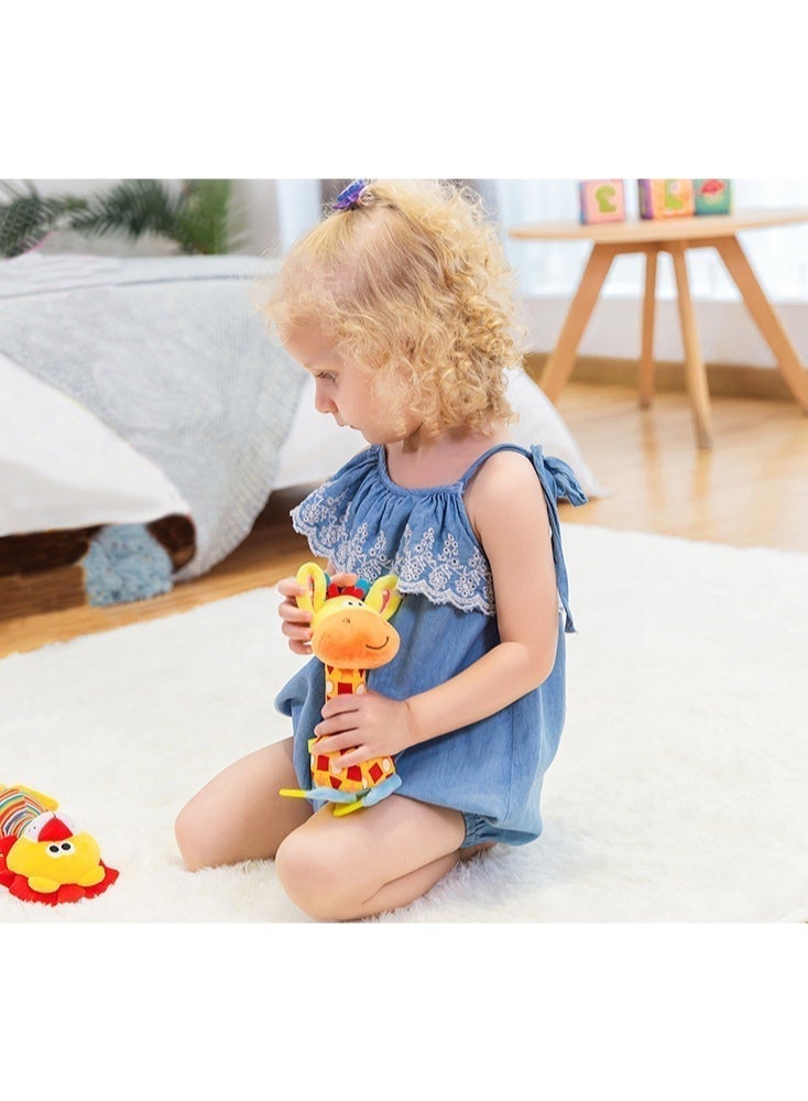 Newborn Baby Rattle Toys 0-6 Months, Soft Handle & Bed Hanging Bell for Baby Girl Boy Gifts, Sensory Development Toy to Stimulate Hearing and Concentration - Image 3