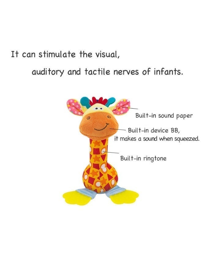 Newborn Baby Rattle Toys 0-6 Months, Soft Handle & Bed Hanging Bell for Baby Girl Boy Gifts, Sensory Development Toy to Stimulate Hearing and Concentration - Image 4