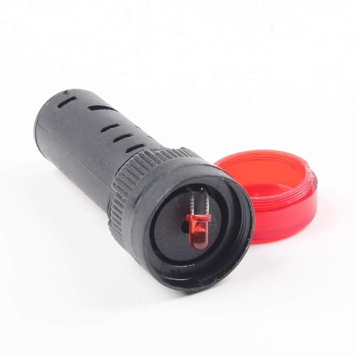 CentIoT - AD16-22SM - LED Active Buzzer Beep Alarm - Flash Signal Indicator Light - AC DC 22mm (12V, Red) - Image 3