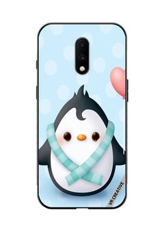 Protective Case Cover For OnePlus 7 Baby Penguin Design Multicolour