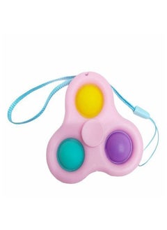 Generic Simple Dimple Fidget Toy 3 Pops Spinner  - Image 1
