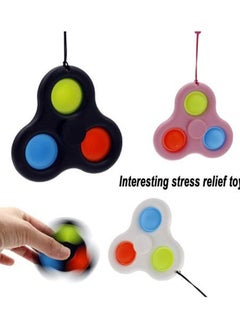 Generic Simple Dimple Fidget Toy 3 Pops Spinner  - Image 5