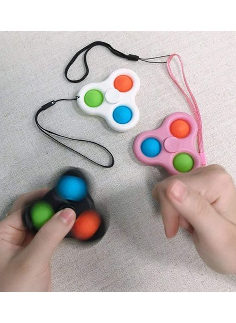 Generic - Simple Dimple Fidget Toy 3 Pops Spinner - Image 1