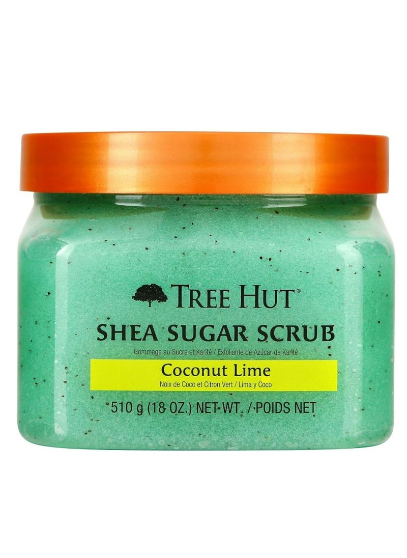 Tree Hut Shea Sugar Body Scrub Coconut Lime 510 g  - Image 1