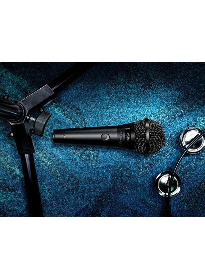 شور ميكروفون كاريوكي محمول باليد مع كابل XLR PGA58-XLR-E أسود - Image 5