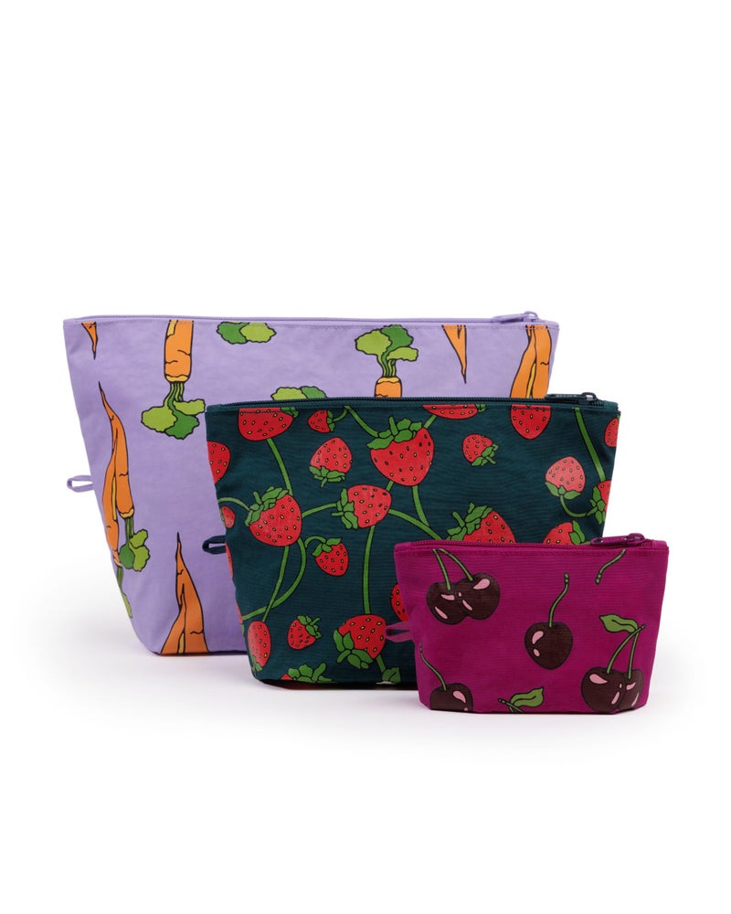 BAGGU Go Pouch Set - Carrots & Berries - Image 1