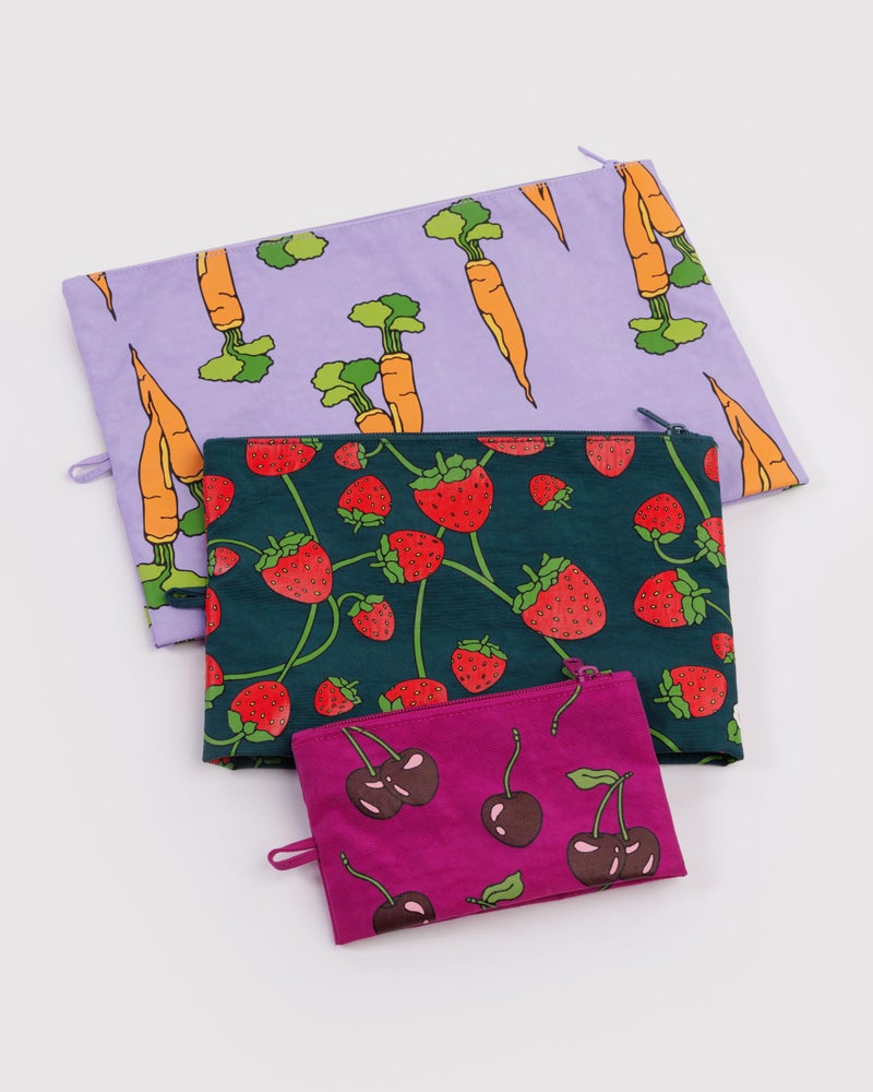 BAGGU Go Pouch Set - Carrots & Berries - Image 3