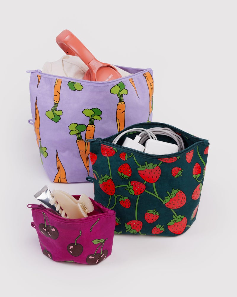 BAGGU Go Pouch Set - Carrots & Berries - Image 2