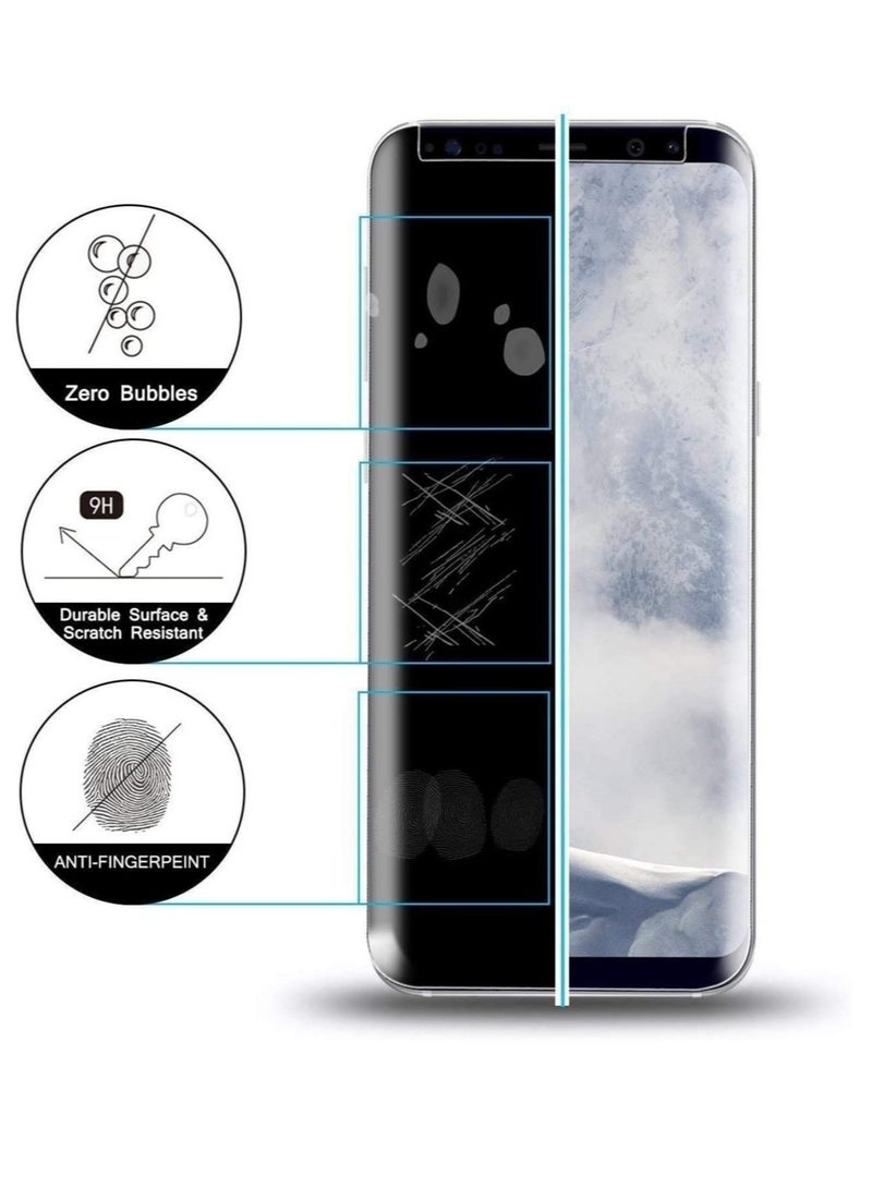 ELTRAZONE (2 Pack)Privacy Screen protector compatible with Samsung Galaxy S21 Ulter Screen Protector Tempered Glass [Anti-Glare][HD Full Coverage][Easy Installation][Scratch Resistant][9H Hardness] - Image 2