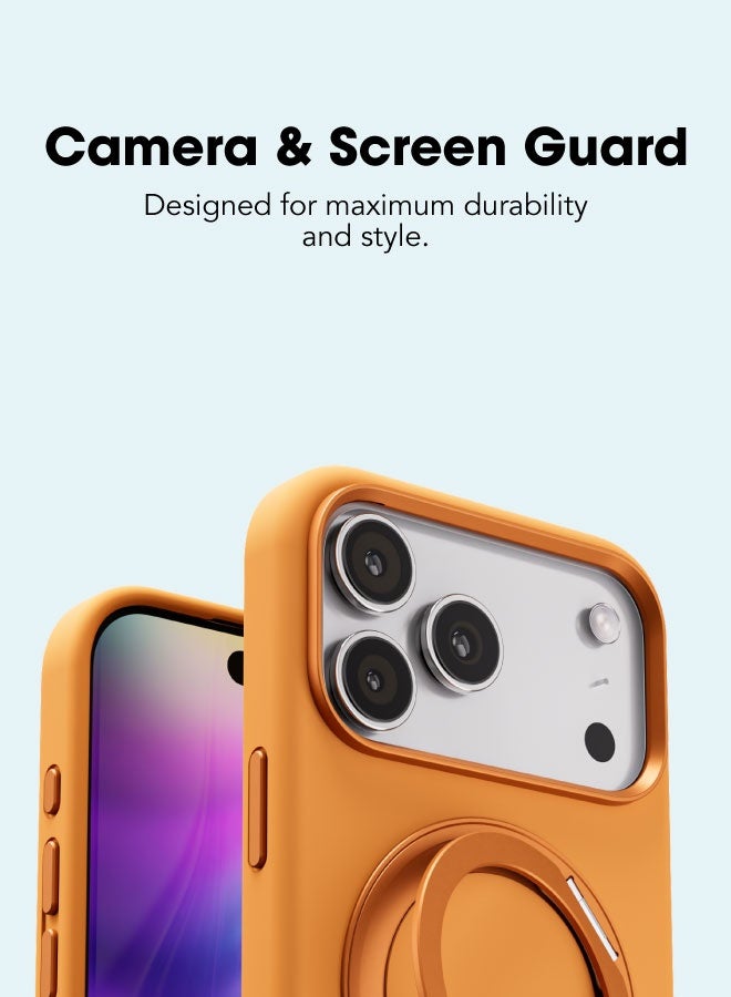 blupebble RingFlex MagSafe Compatible Case with 360° Foldable & Rotatable Kickstand for iPhone 17 Pro / iPhone 17 Pro Max – Shockproof Slim Protective Cover - Image 2