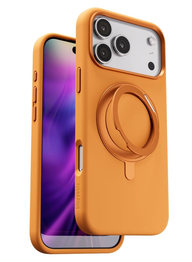 blupebble RingFlex MagSafe Compatible Case with 360° Foldable & Rotatable Kickstand for iPhone 17 Pro / iPhone 17 Pro Max – Shockproof Slim Protective Cover - Image 1