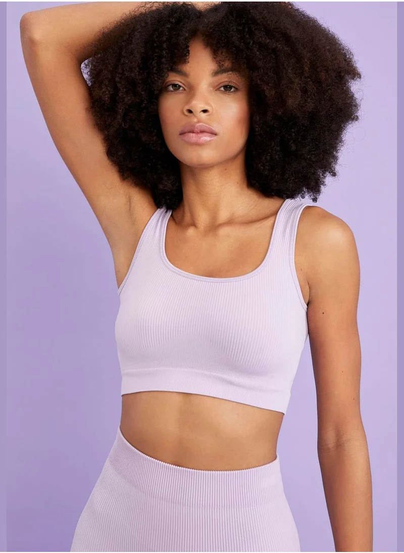 DeFacto Crew Neck Strappy Sports Bra