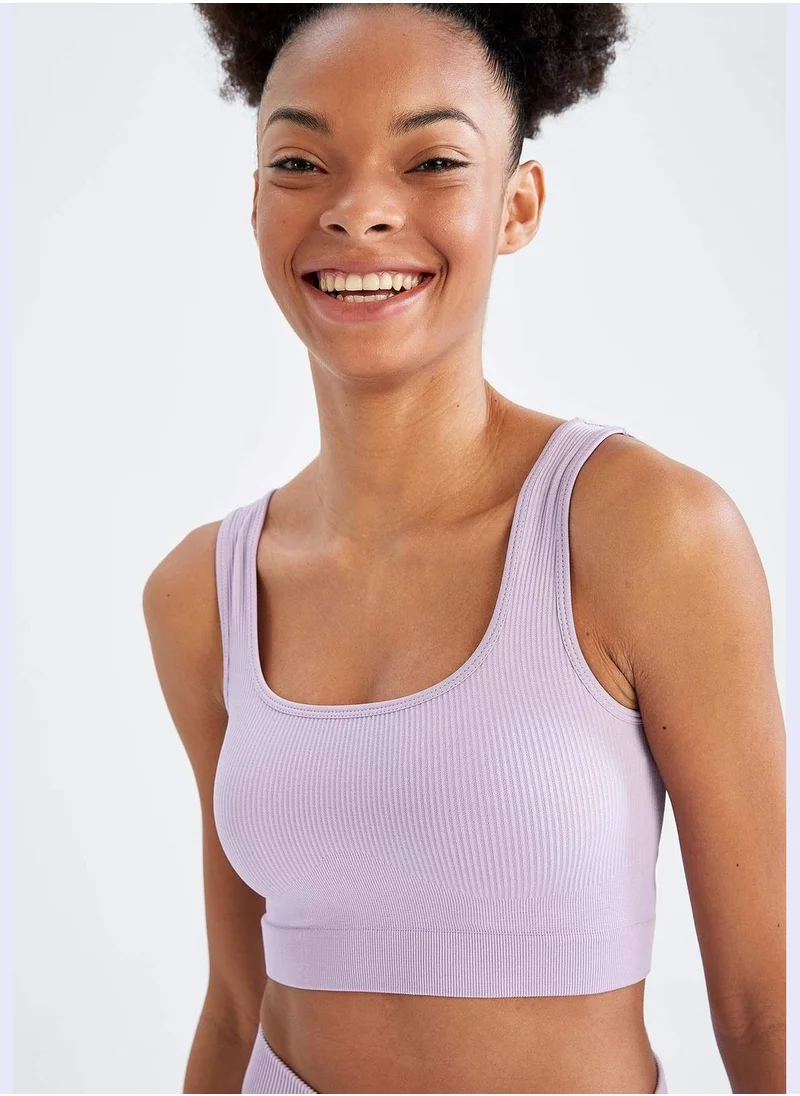 DeFacto Crew Neck Strappy Sports Bra