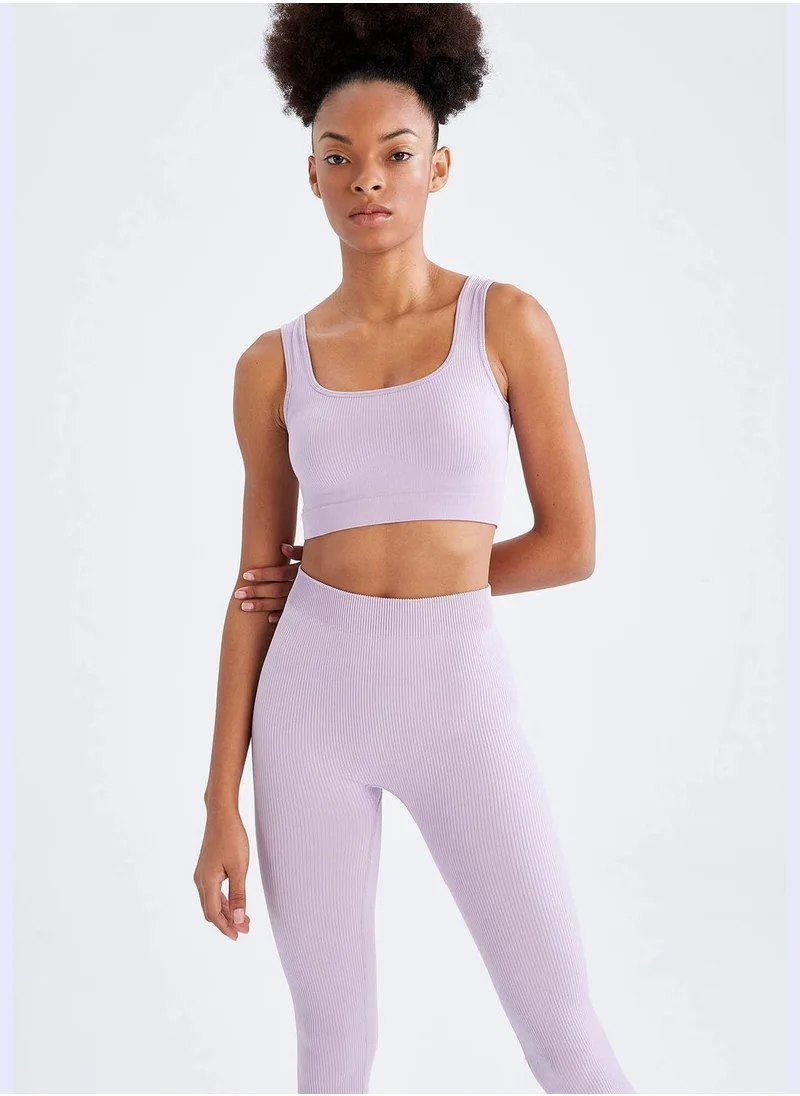 DeFacto Crew Neck Strappy Sports Bra