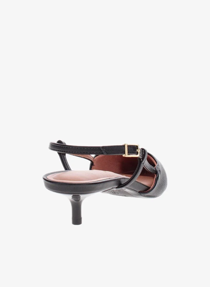 VIZZANO Black Low Heels Pump for Women – Elegant Office Heel Shoes & Classic Pumps for Girls for Women | Best Price UAE