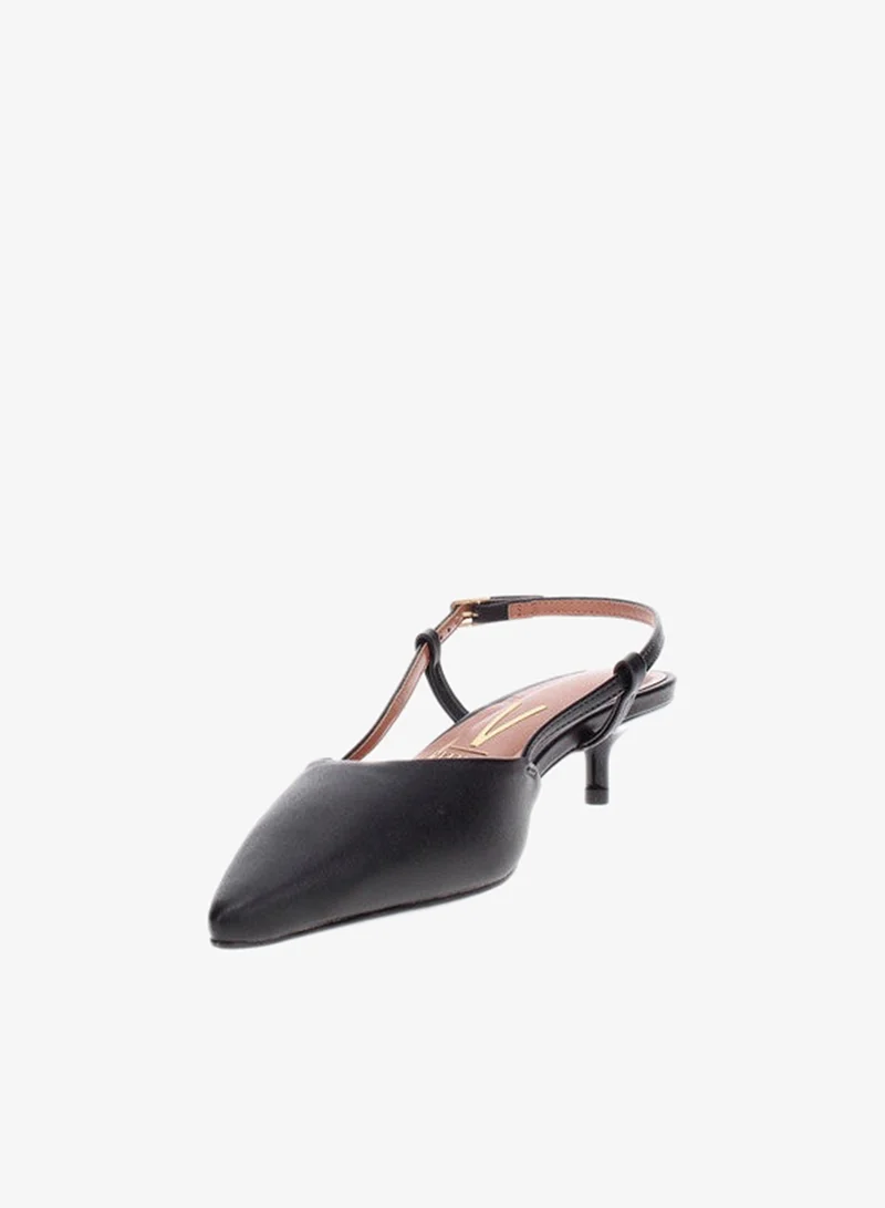 فيزانو حذاء بكعب منخفض للنساء - حذاء أنيق بكعب عالٍ للمكتب وأحذية كلاسيكية للبنات