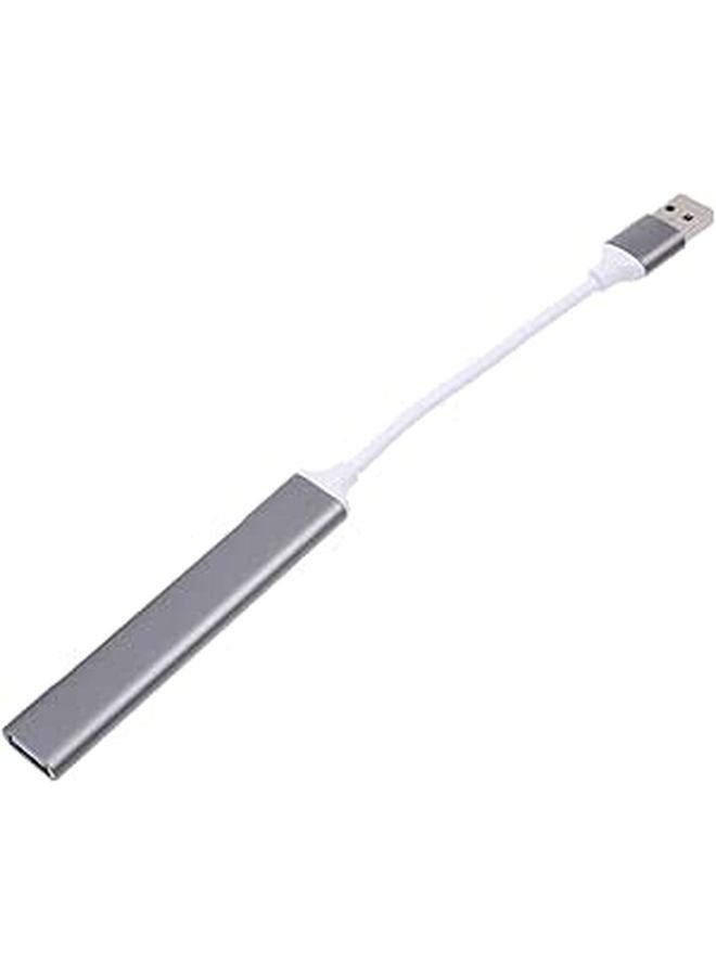محور USB 3.0 من سبائك الألومنيوم متعدد المنافذ لمحرك أقراص فلاش HDD ولوحة مفاتيح وفأرة الكمبيوتر - Image 1