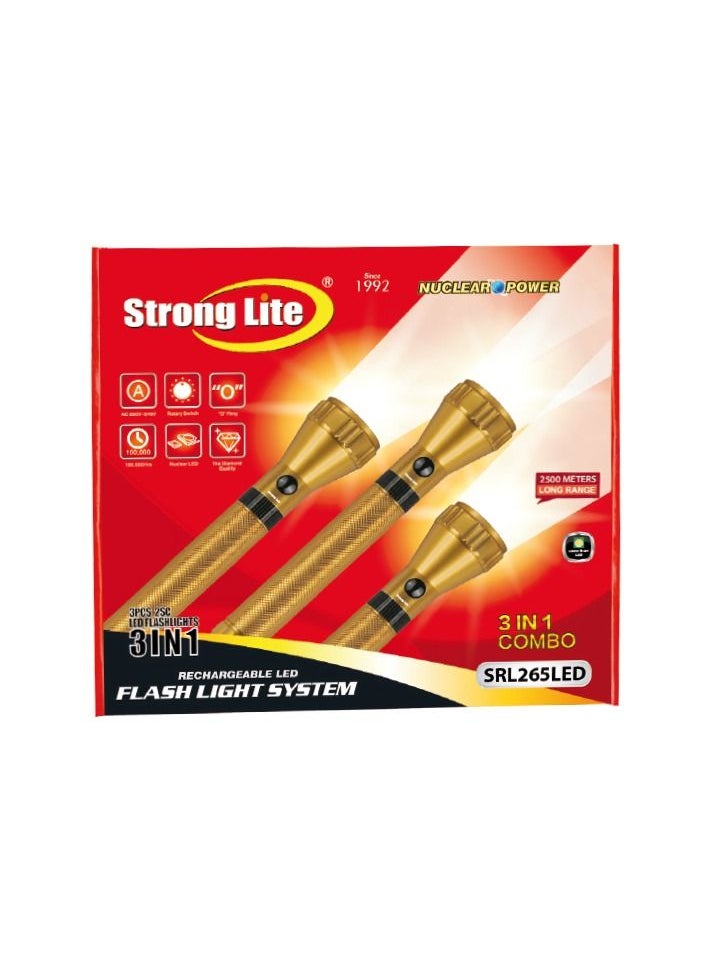 Strong Lite Strong Lite LED Flash Light – SRL265 LED Combo 