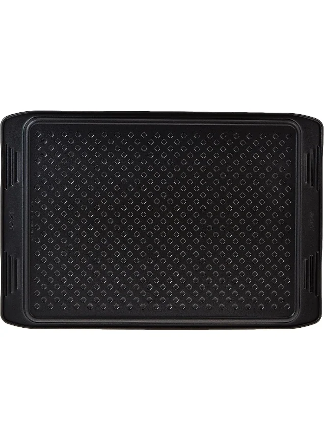 Tefal TEFAL Easy Grip 26.5 x 36 cm Baking Tray, Dark Grey, Carbon Steel Dark Grey 26.5x36cm