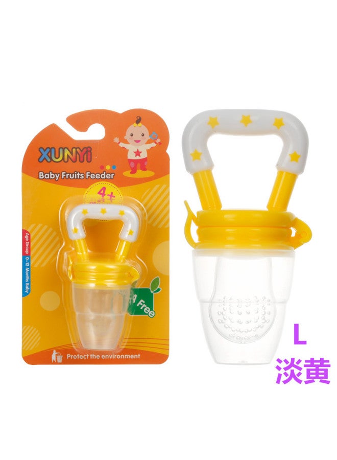 Manufacturer Baby Bite Fruit And Vegetable Fun Glue-coated Pacifier Bite Bag Baby Food Bite English