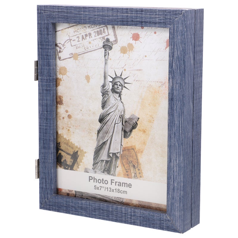 Folding Photo Frame Tabletop Picture Frame Photo Display Frame Double Hinged Picture Frame - Image 1