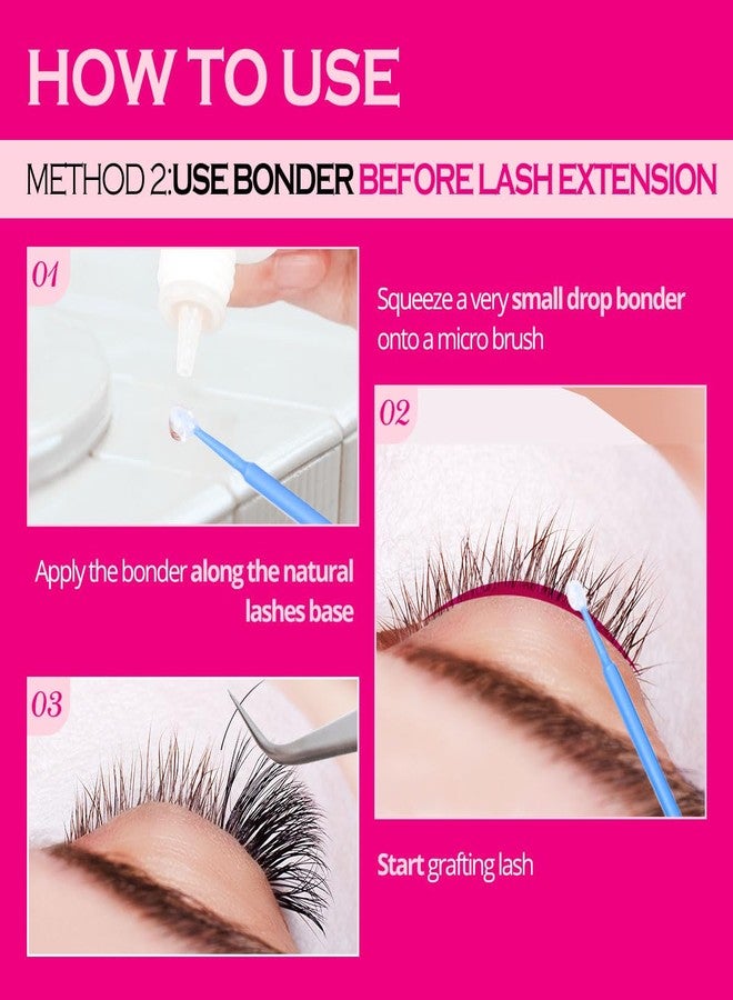 ARISON LASHES Lash Bonder for Eyelash Extensions Super Bonder for Lash Extension Longer Retention Lash Glue Accelerator Eyelash Bonder for Lash Sealant Adhesive Companion Eyelash Extension Bonder(15ML-Bubble Gum) - Image 5