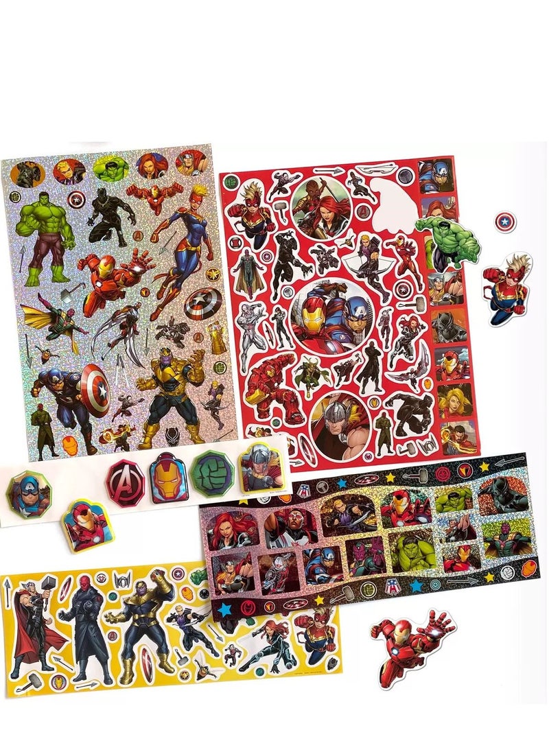 Bendon Marvel Avengers Super Activity Creative art set with markers, crayons, paints, stamps and more  - Image 2