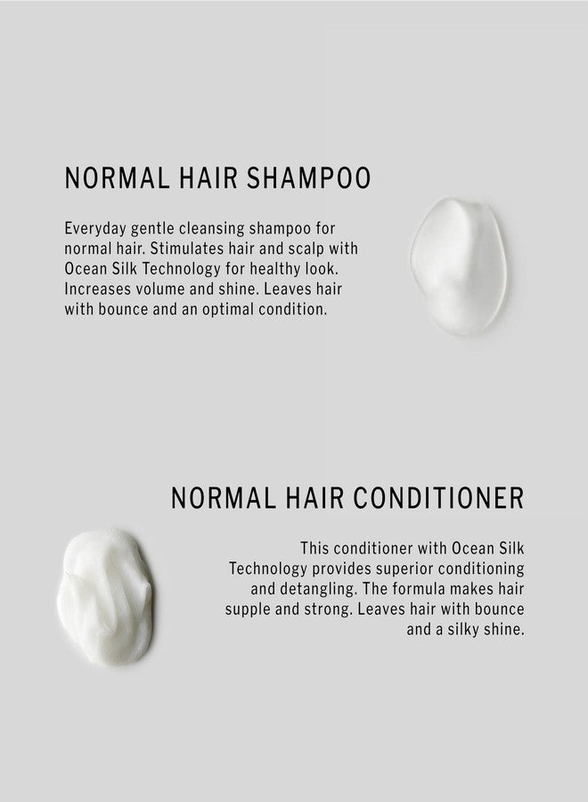 SACHAJUAN Normal Hair Shampoo and Conditioner Set | Ocean Silk Technology for Everyday Cleansing, Volume & Shine | Lightweight Hydration & Detangling | Vegan & Paraben-Free | Pack of 2 (8.4 oz) - Image 2