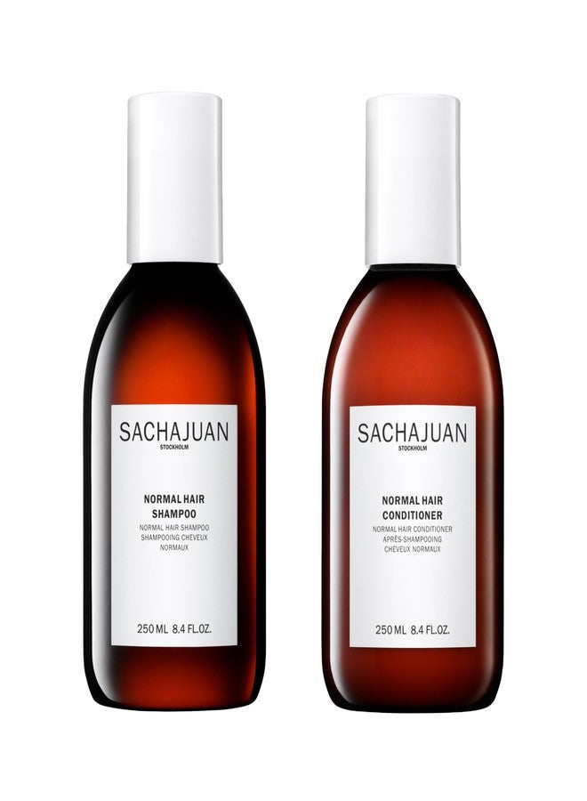 SACHAJUAN Normal Hair Shampoo and Conditioner Set | Ocean Silk Technology for Everyday Cleansing, Volume & Shine | Lightweight Hydration & Detangling | Vegan & Paraben-Free | Pack of 2 (8.4 oz) - Image 1