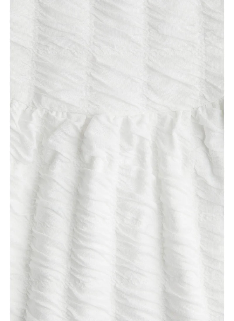 اتش اند ام Textured jersey dress