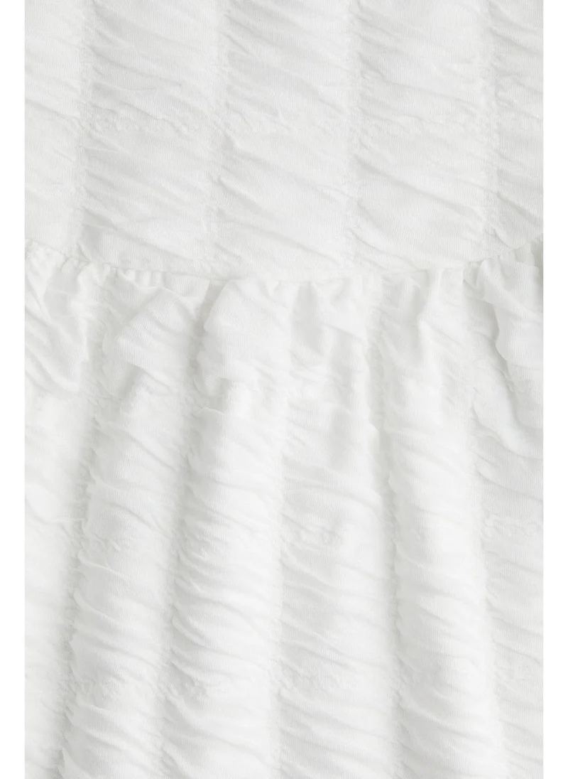 اتش اند ام Textured jersey dress