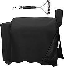 Shinestar SHINESTAR Full-Length Grill Cover for Traeger 780/34 Series, Special Zipper Design, Heavy Duty Fabric Weatherproof - Image 1