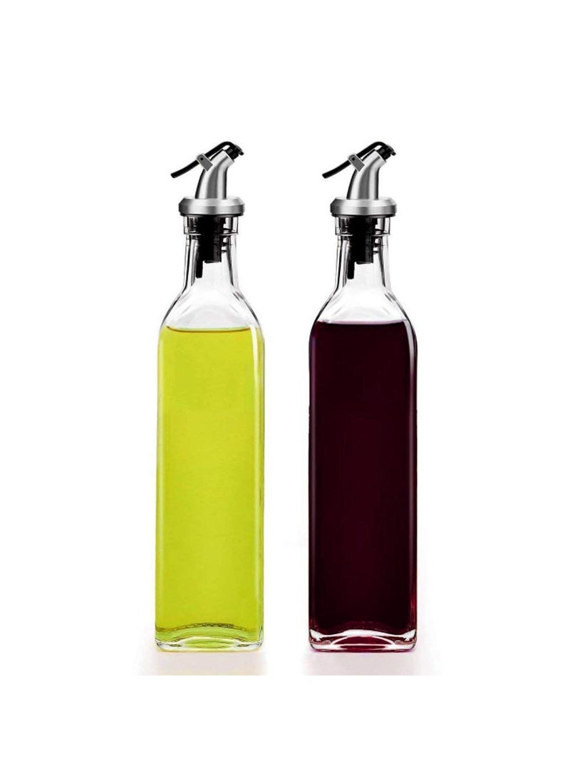Kmart KHODIYAR Glass Oil Dispenser Glass Oil Bottle Leakproof Oiler Tank Household Oil Glass Oil Bottle Leakproof Oiler Tank Household Pack of 1 5  - Image 1