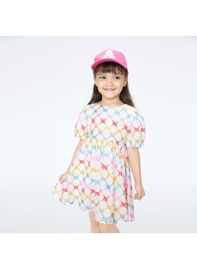 Annil new Summer Casual Girls' Dress - A-line Checkered Colorful Princess Dress - Image 3