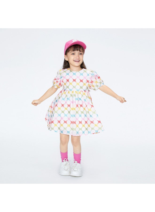 Annil new Summer Casual Girls' Dress - A-line Checkered Colorful Princess Dress - Image 5