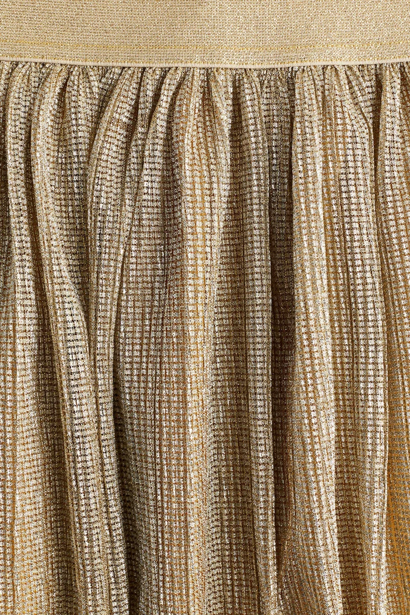 H&M Metallic-Shimmering Skirt