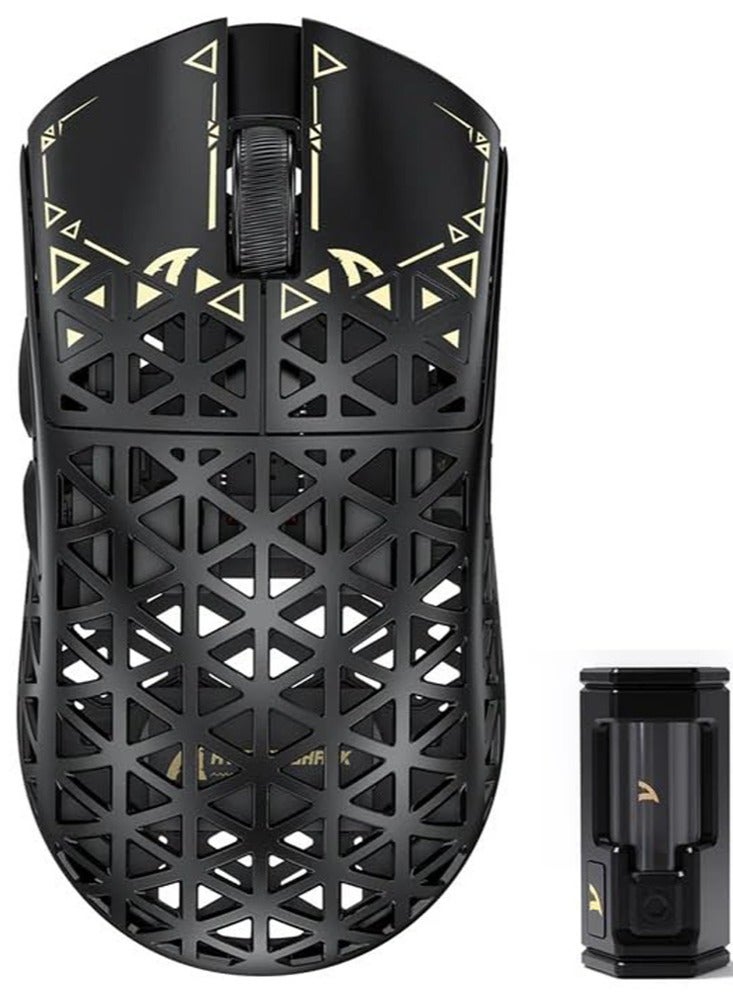 Attack Shark R5Ultra 8K Carbon Fiber Wireless Gaming Mouse with 42,000 DPI -PAW3950 MAX Sensor -39g Ultra-Lightweight -Nordic52840 -Wired/BT/2.4GHz Wirelss Programmable Mouse for PC/Mac - Image 1