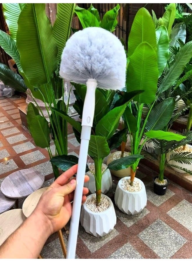 Extendable Duster with Telescopic Handle, Soft Microfiber Head for High Ceiling and Hard to Reach Areas, Comfortable Grip Cleaning Tool. - Image 1