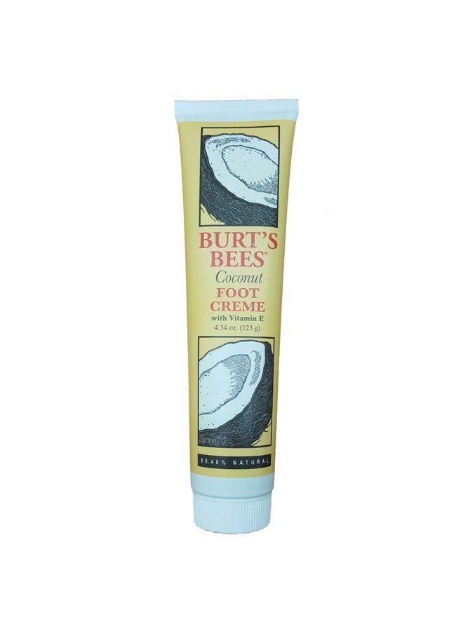 Burt's Bees Coconut Foot Creme with Vitamin E, 4.34-Ounce Tubes (Pack of 2) - Image 2