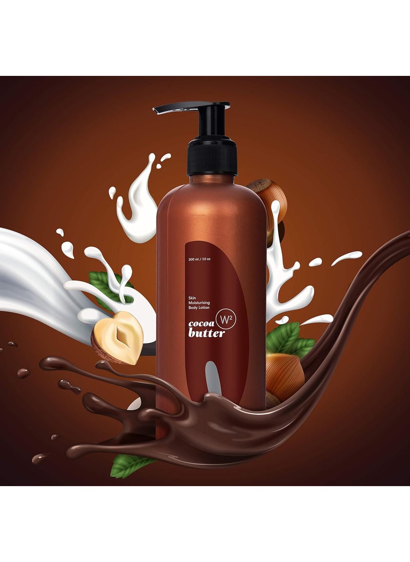 W2 W2 Why Wait Cocoa Butter Body Lotion Deep Nourishment Skin Radiance Enriched with Cocoa Butter Aloe Vera Smooth Hydrating Formula 300ml  - Image 2