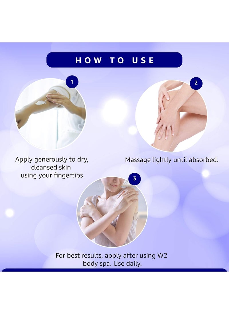 W2 W2 Why Wait Cocoa Butter Body Lotion Deep Nourishment Skin Radiance Enriched with Cocoa Butter Aloe Vera Smooth Hydrating Formula 300ml  - Image 5