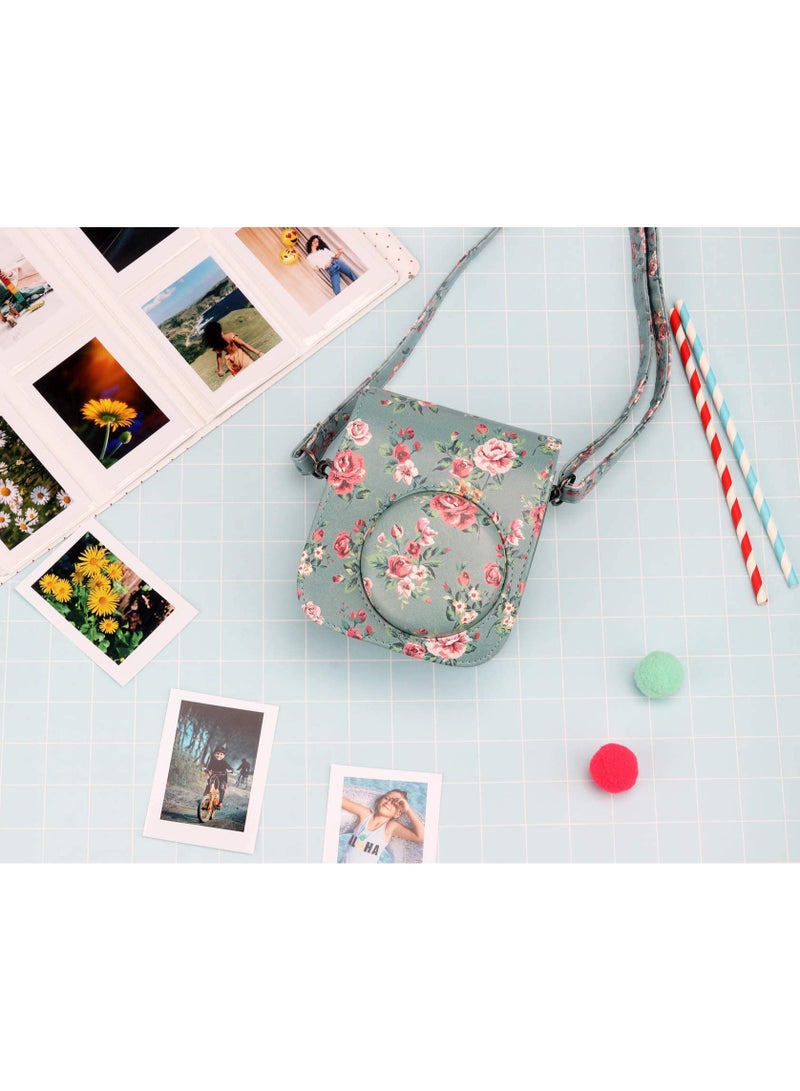 Protective Case for Fujifilm Instax Mini 11 Camera, Premium Vegan Leather Bag Cover with Removable Adjustable Strap for Photographers  - Image 5