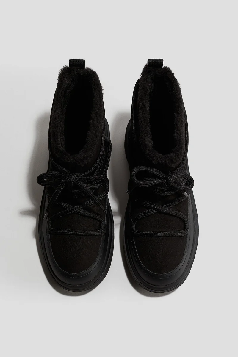 H&M Warm-lined fluffy snow boots